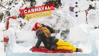 WORLDS BIGGEST WINTER CARNAVAL  Carnaval de Quebec in Quebec City [upl. by Gerti781]