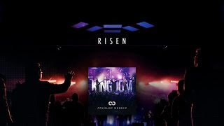 Risen Lyric Video  Covenant Worship [upl. by Htiek717]