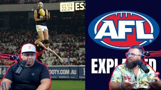 Americans React to AFL  What is AFL  Australian Football [upl. by Sucramed]