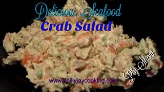 Easy Delicious Crab Seafood Salad Recipe How To Make Imitation Crab Salad [upl. by Dame]