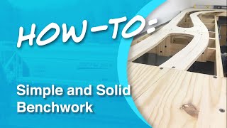 HowTo Simple and Solid Benchwork for your Model Railroad [upl. by Meldoh452]