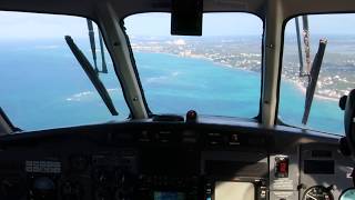 Landing at Nassau in a LeAir Embraer 110 [upl. by Watson]