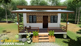 Amakan Pinoy House Design  60 x 60 meters  Simple House PH [upl. by Jannelle628]