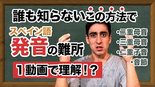 『音節』【基礎】なぜこの方法を使わないの？超簡単に二重母音、三重母音、二重子音、音節を学んでスペイン語の発音を向上する！ [upl. by Imefulo]