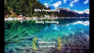 Body Healing  Rife Frequencies [upl. by Cati29]