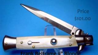 Italian stiletto switchblade knife for sale at myswitchbladecom [upl. by Blanchette332]