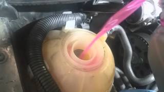 Basic VW cooling system filling  bleeding info viewer request [upl. by Zurek710]