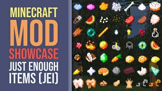 Minecraft Mod Showcase Just Enough Items JEI [upl. by Noiek403]