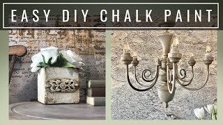 Easy DIY Chalk Painting Projects Annie Sloans Chalk Paint and Pearlescent Glaze [upl. by Erdried]