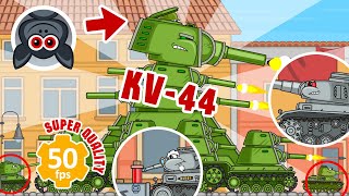 KV44 and Super Tanks All Episodes of Season 3 “Steel Monsters” Tank Animation [upl. by Ute]