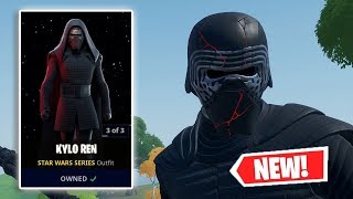 NEW KYLO REN Skin Gameplay in Fortnite [upl. by Jehius]