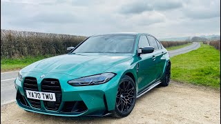 2021 BMW M3 Competition review Is this actually the new M5 [upl. by Milicent510]