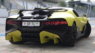 58M Bugatti Divo Hypercar  Start Up Exhaust Sound amp Action at Monza Circuit [upl. by Acinej]