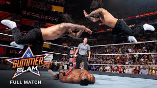 FULL MATCH  The New Day vs The Usos  SmackDown Tag Team Titles Match SummerSlam Kickoff 2017 [upl. by Ahseiyn]