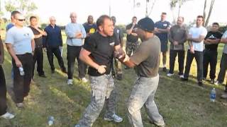 Defending the Straight Punch with Tony Blauer [upl. by Roosnam589]