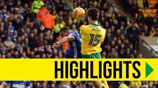 HIGHLIGHTS Norwich City 11 Ipswich Town [upl. by Anoiuq154]