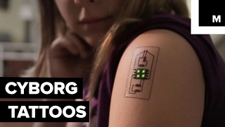 Electric ink temporary tattoos to track your health [upl. by Anuayek]