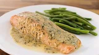 Salmon with Lemon Butter Sauce [upl. by Nawiat]