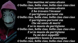 Bella Ciao  Manu Pilas Lyrics [upl. by Aserehs]