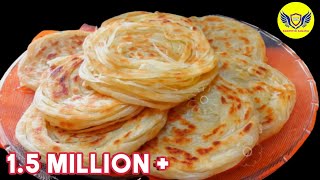 Parotta recipe in Tamil  layer parotta  Kerala lacha parotta recipe  parotta [upl. by Harimas]