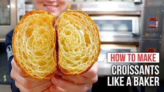 How to Make CROISSANTS Like a Pastry Chef [upl. by Dall]