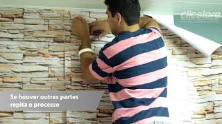 Como Instalar Papel Para Pared [upl. by Rosetta]