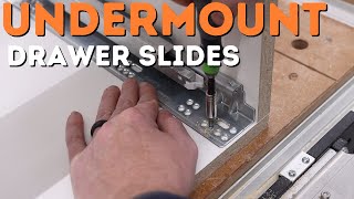 How To Install Blum Undermount Drawer Slides [upl. by Corinna36]