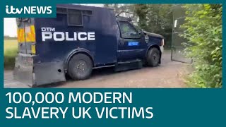 Modern slavery At least 100000 victims in UK include British citizens report claims  ITV News [upl. by Alfons396]