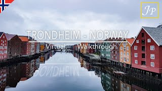 Trondheim  Virtual Walk Tour  Trøndelag county Norway [upl. by Eduardo]