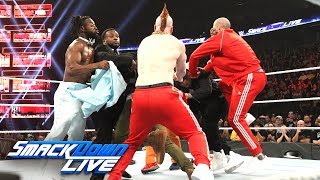 The Usos vs The Bar  Rap Battle SmackDown LIVE Dec 11 2018 [upl. by Atinahc]