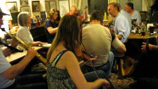 Traditional English rural pub folk music session at The Bell Chittlehampton Umberleigh Devon UK [upl. by Coughlin]