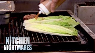 Chef Serves Gordon Grilled Lettuce  Kitchen Nightmares [upl. by Emsmus]