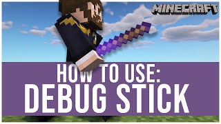 How To Use The Debug Stick  Minecraft Building Tips and Tricks [upl. by Nyladnek]