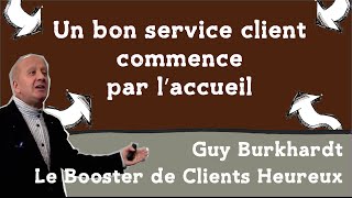 Un bon service client commence par laccueil [upl. by Suqram331]