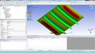 Stiffened Plate Static Structural Finite Element Analysis [upl. by Moreen]