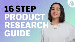 How To Find And Validate WINNING PRODUCTS The 16 Step Product Research Guide [upl. by Lyrradal]