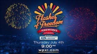 WPXI Fourth of July Fireworks Show [upl. by Rew]