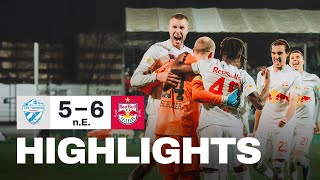 ElferKrimi im Achtelfinale Hartberg  Salzburg  Highlights  3 Runde UNIQA ÖFB Cup 202324 [upl. by Eilegna]