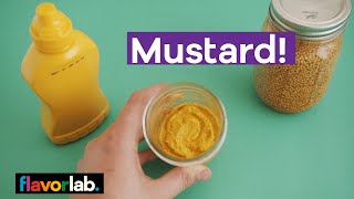 How to make mustard  from mustard seed to condiment [upl. by Nurat151]