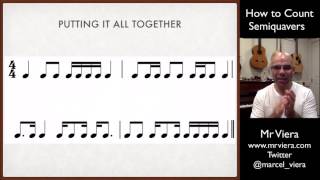 8 How to Count Semiquavers [upl. by Hnirt]