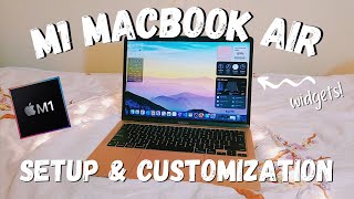 FIRST 7 THINGS TO DO ON NEW M1 MACBOOK AIR  Setup  Customization on MacOS Big Sur 🌊 [upl. by Sevik]