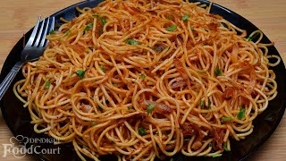 Spicy amp Tasty Noodles without Sauce and Vegetables Noodles Recipe [upl. by Anippesuig]