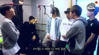 BANGTAN BOMB Recording I NEED U chorus in BTS choir  BTS 방탄소년단 [upl. by Allen]