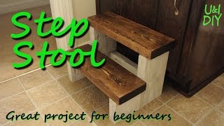 Step stool  DIY tutorial [upl. by Mozart118]