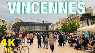 Vincennes Walking Tour  Paris walking tour 4K 2021  Paris 4K  A walk in Paris [upl. by Selmner178]