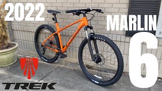 2022 Trek Marlin 6 Mountain Bike  First Look and Feature Overview [upl. by Lav]