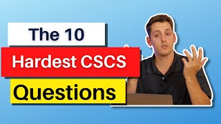 The 10 Hardest Questions on the CSCS Exam In 2023 [upl. by Aika87]