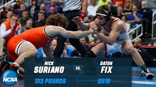 Nick Suriano vs Daton Fix FULL 2019 NCAA Championship match at 133 pounds [upl. by Nirrak951]