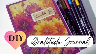 DIY Gratitude Journal Tutorial [upl. by Jodi]