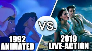 Aladdin 1992 vs 2019  Song Comparison [upl. by Arikal]